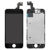 LCD displejs (ekrāns) Apple iPhone 5S/SE with touch screen black Tianma 